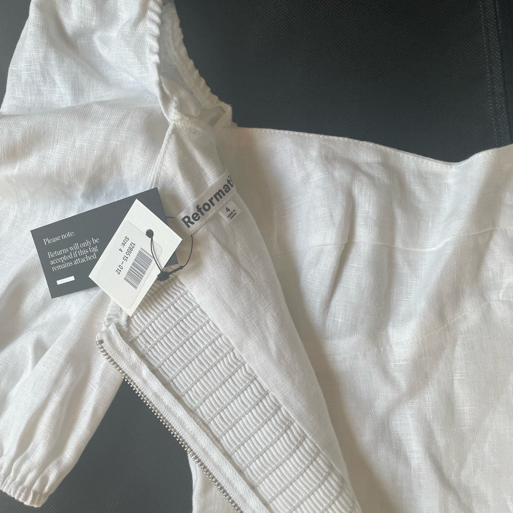 Reformation Belgium Linen Dress NWT size 2 and 4 - Picture 13 of 15